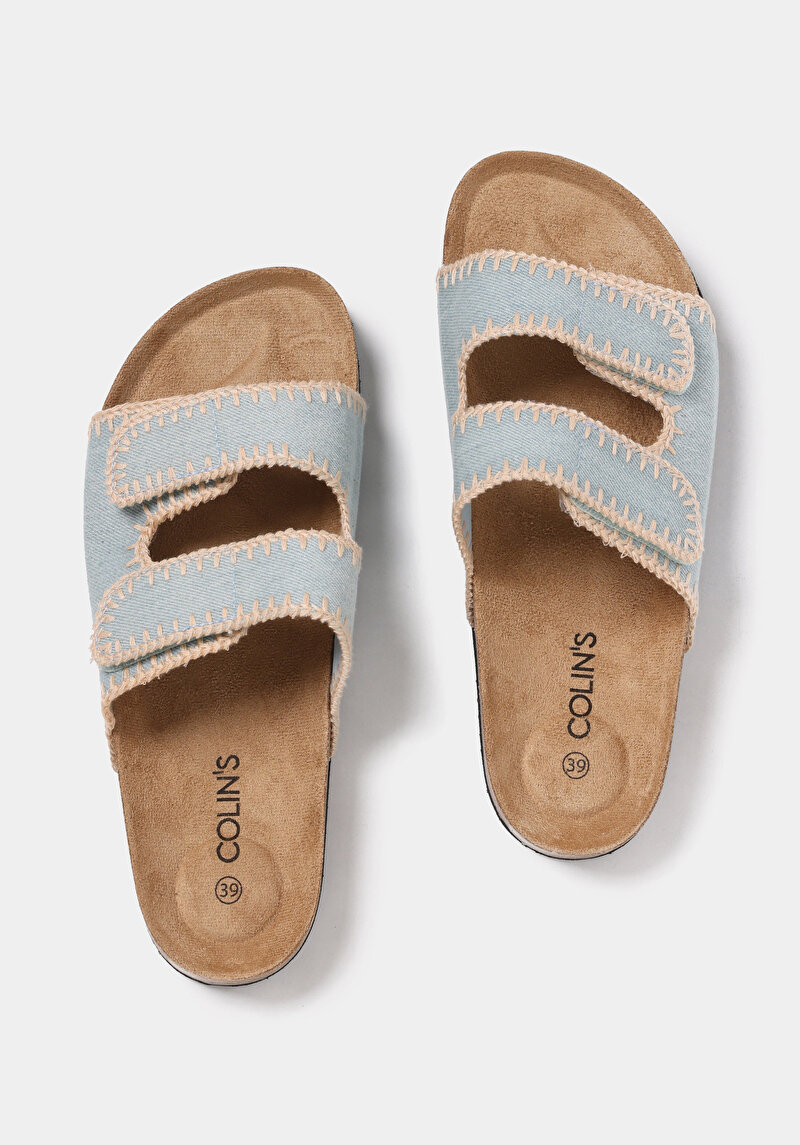 Зображення Шльопанці Жіночі Блакитні