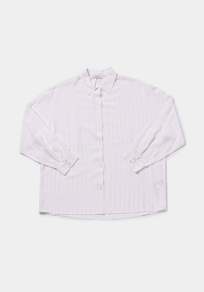 Показати інформацію про Сорочка З Довгим Рукавом Жіноча Бежева