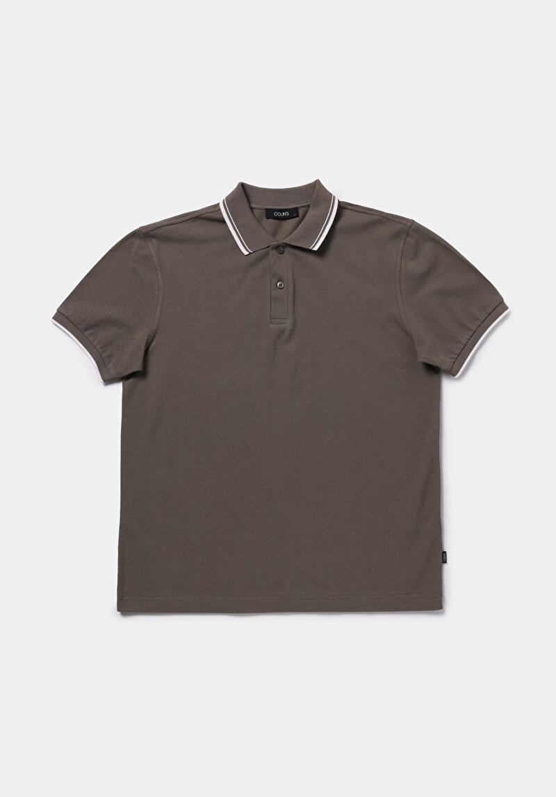 Зображення Поло З Коротким Рукавом Чоловіче Зелене