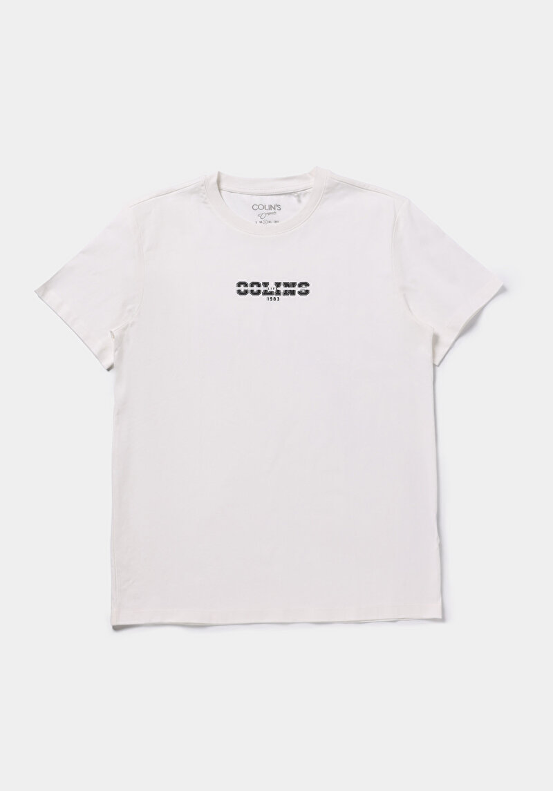 Показати інформацію про Футболка З Коротким Рукавом Чоловіча Біла