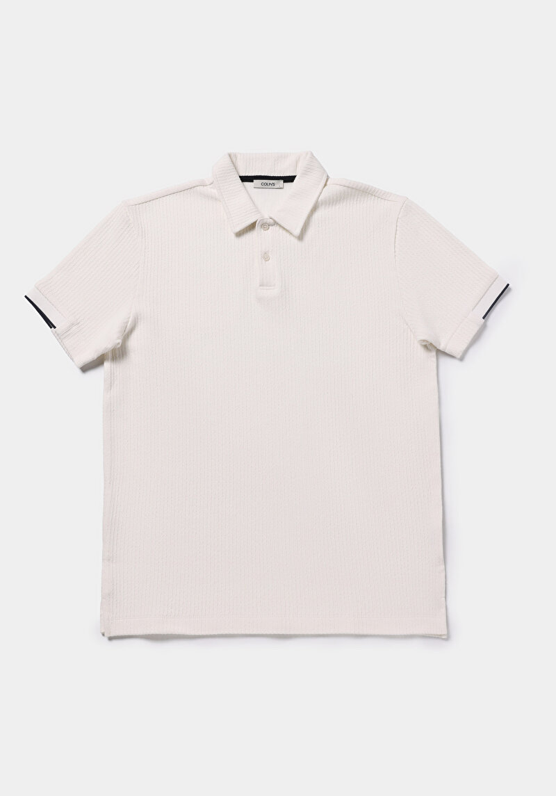 Зображення Поло З Коротким Рукавом Чоловіче Біле