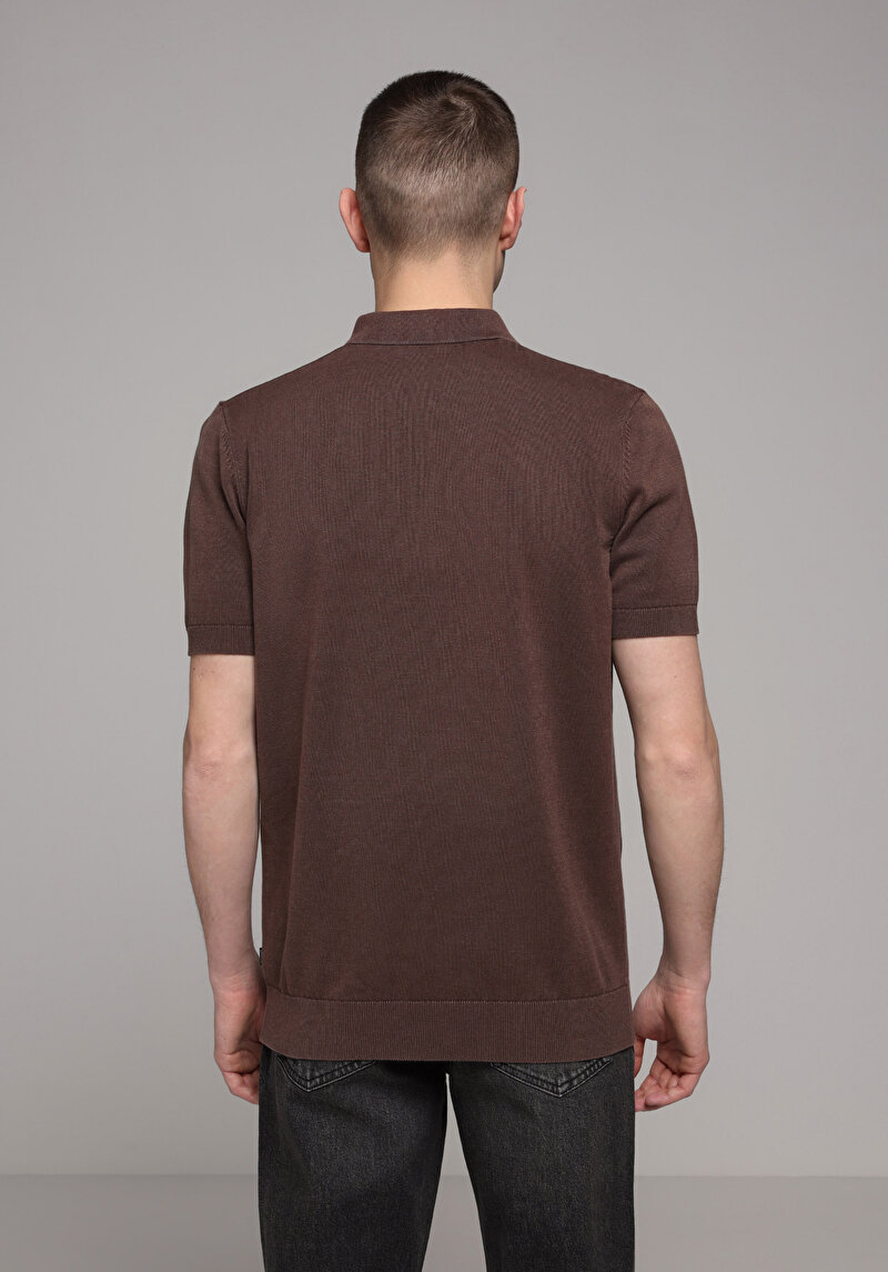 Зображення Светр Із Коротким Рукавом Коричневий Cl1077903