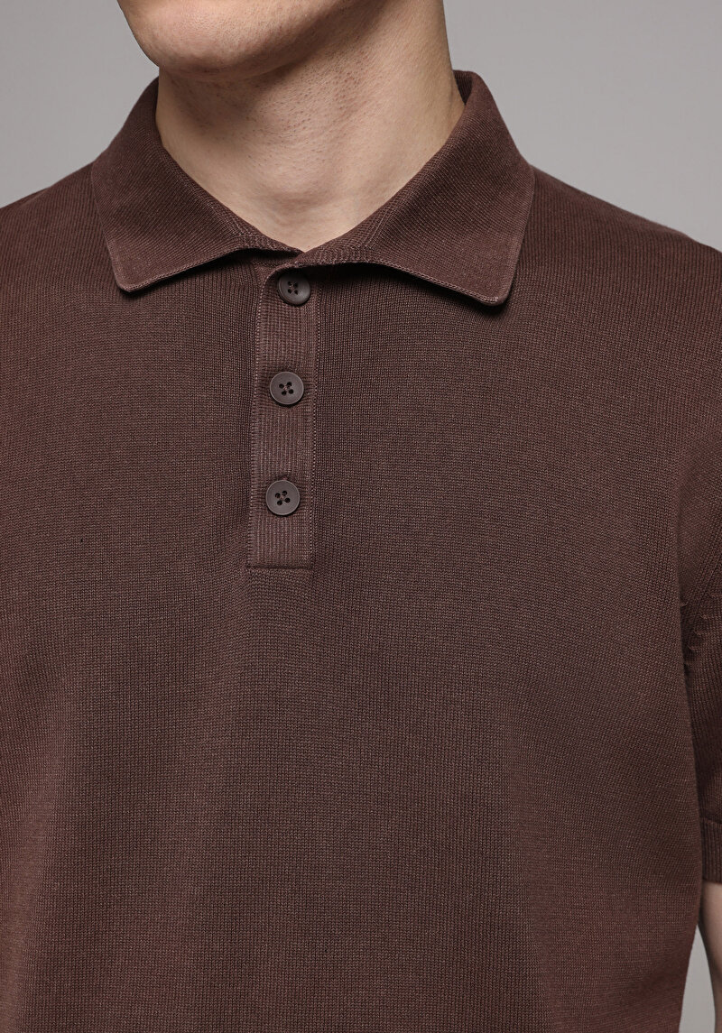 Зображення Светр Із Коротким Рукавом Коричневий Cl1077903