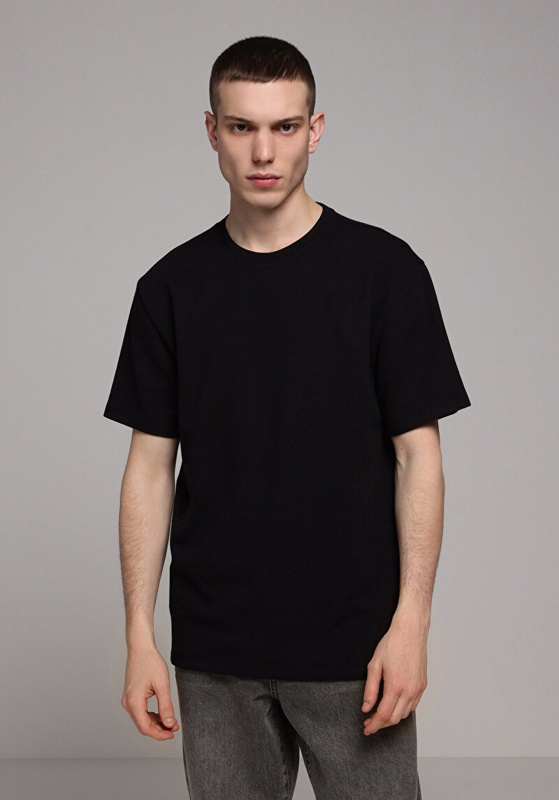 Зображення Футболка З Коротким Рукавом Чоловіча Чорна