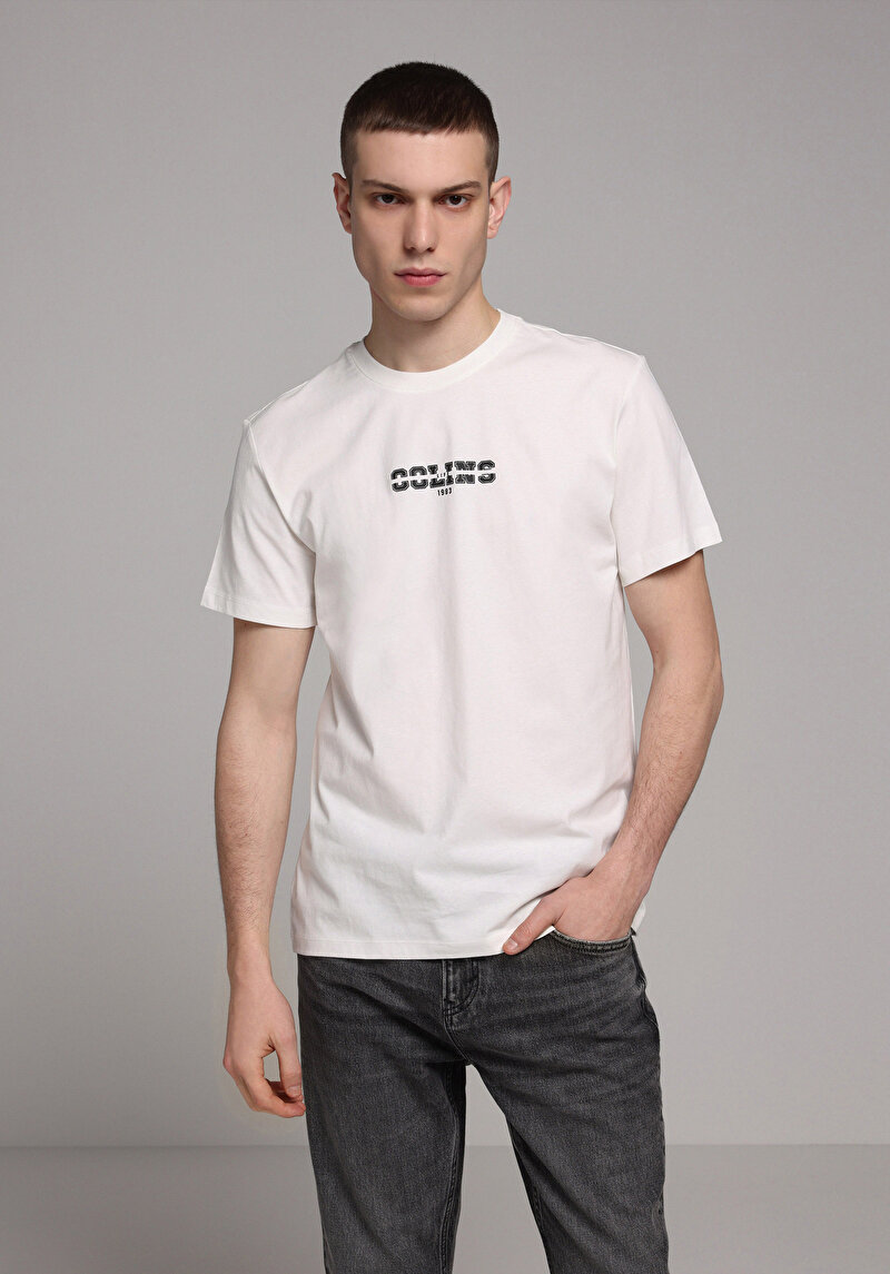 Зображення Футболка З Коротким Рукавом Чоловіча Біла