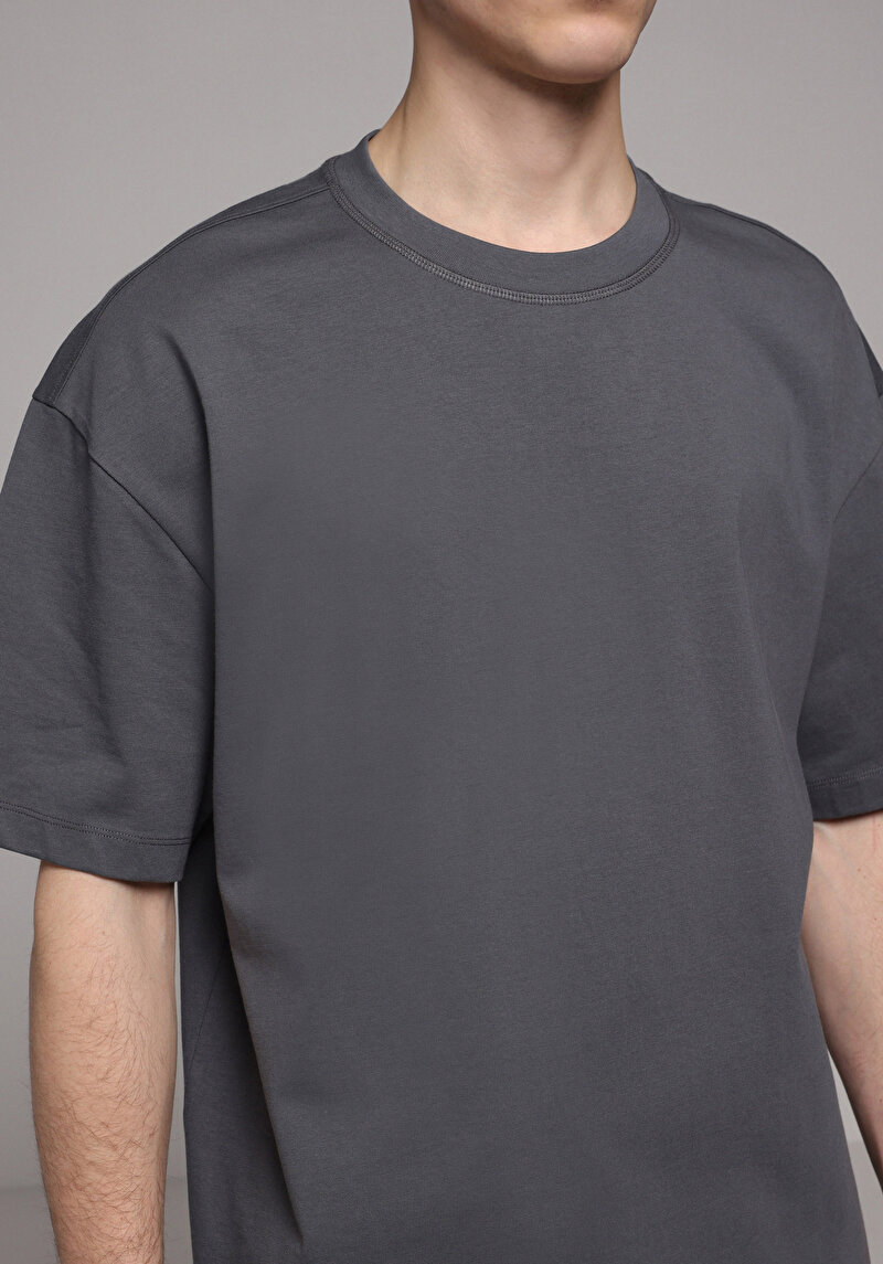 Показати інформацію про Футболка З Коротким Рукавом Чоловіча Сіра