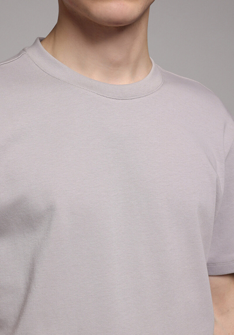 Показати інформацію про Футболка З Коротким Рукавом Чоловіча Сіра