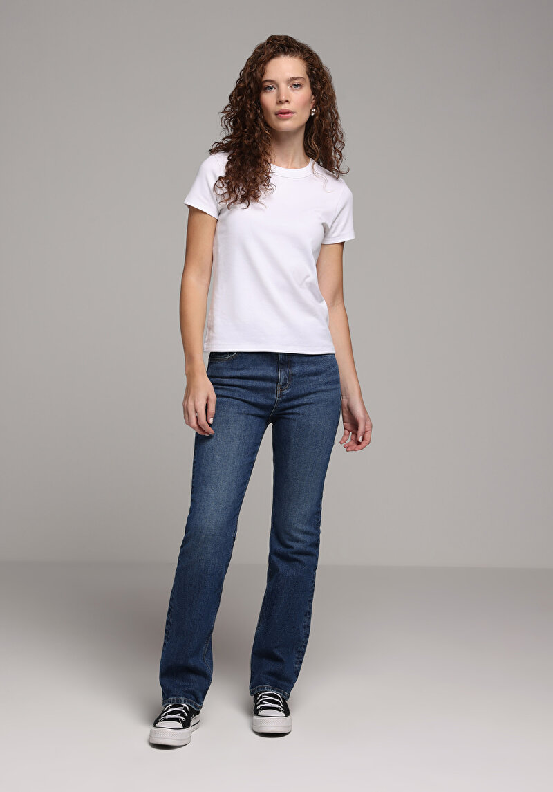 Зображення 792 Mila Джинси Жіночі Блакитні Класичного Крою Cl1078311