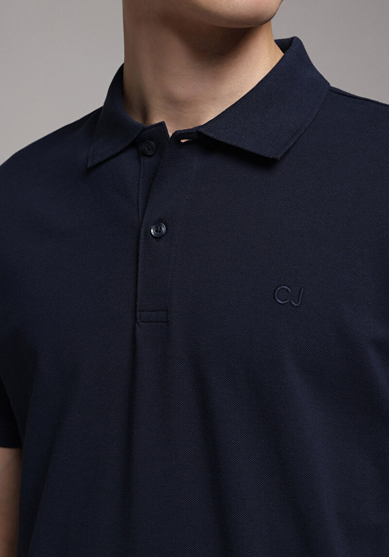 Показати інформацію про Поло З Коротким Рукавом Чоловіче Синє  Cl1073960