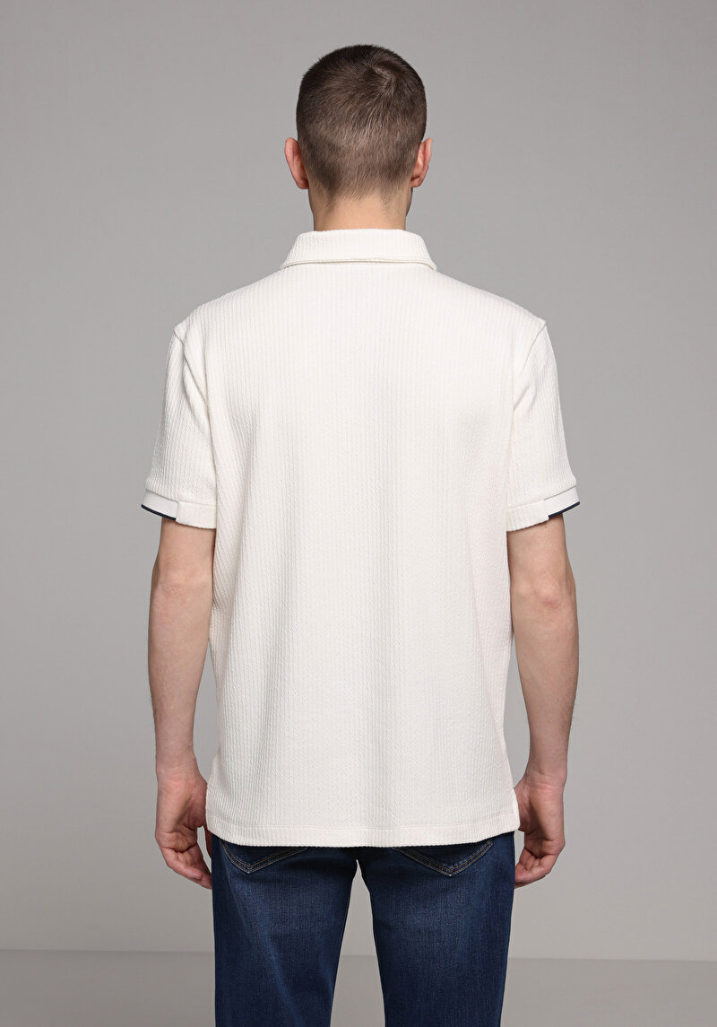 Показати інформацію про Поло З Коротким Рукавом Чоловіче Біле