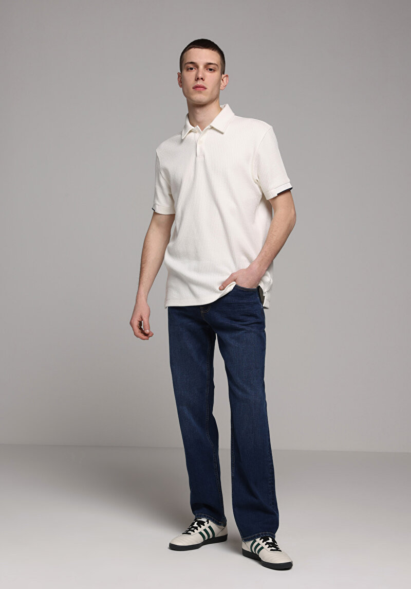 Зображення Поло З Коротким Рукавом Чоловіче Біле