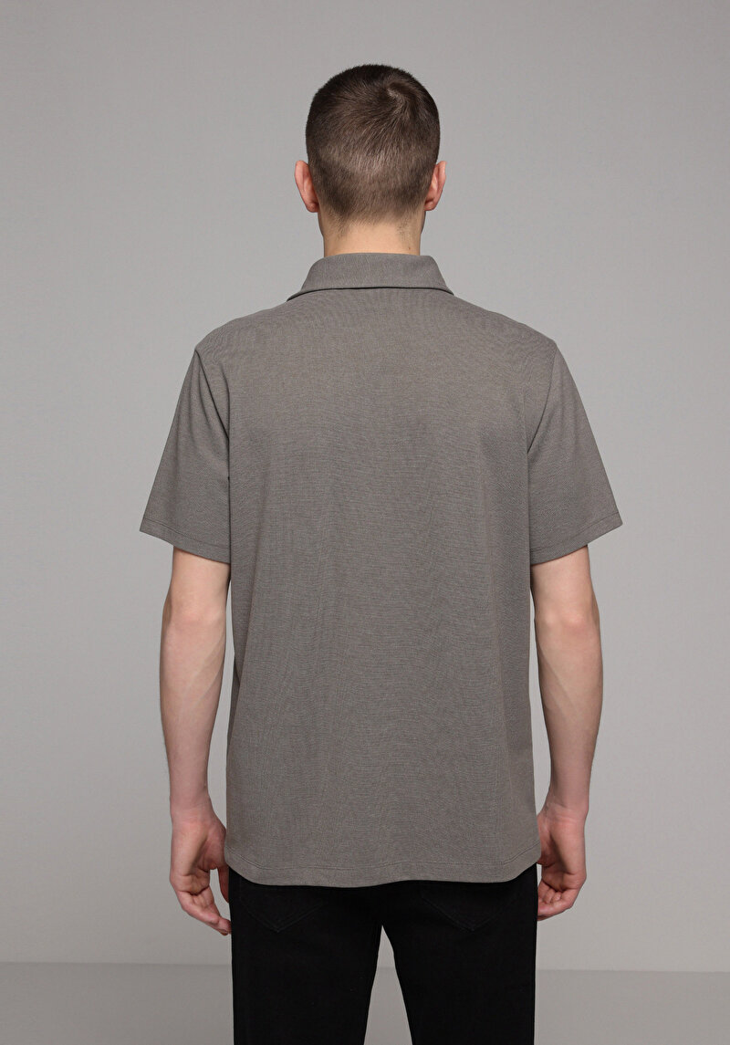 Показати інформацію про Поло З Коротким Рукавом Чоловіче Хакі