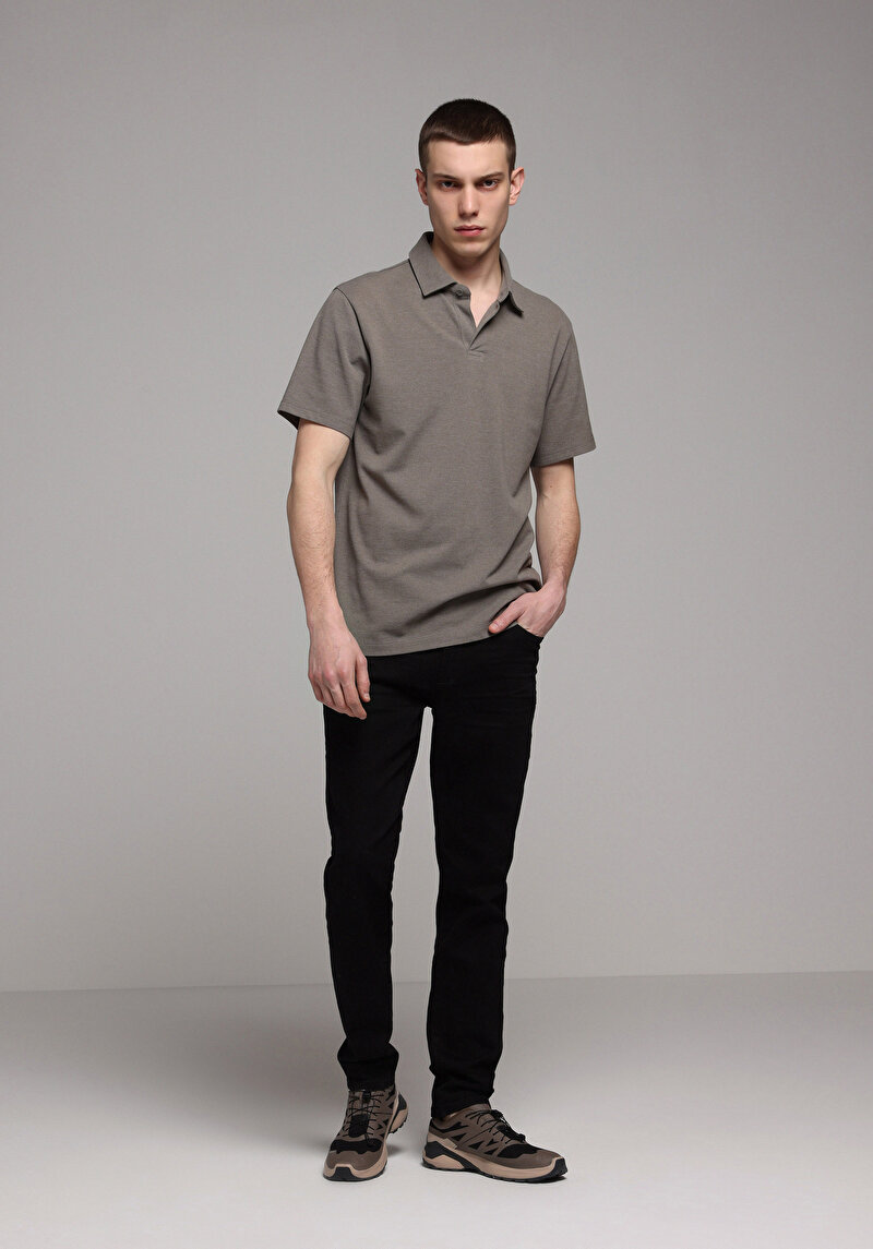 Показати інформацію про Поло З Коротким Рукавом Чоловіче Хакі