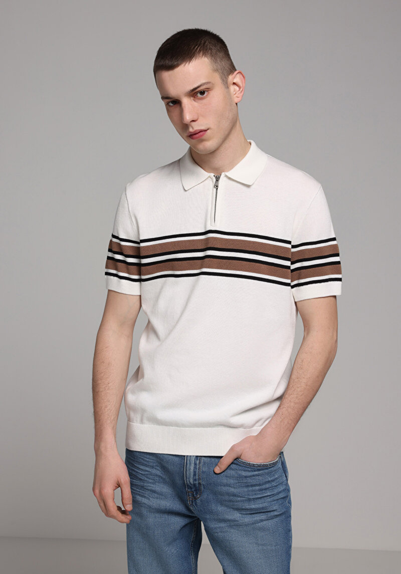 Зображення Светр Із Коротким Рукавом Білий