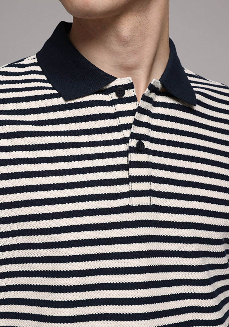 Показати інформацію про Поло З Коротким Рукавом Чоловіче Синє