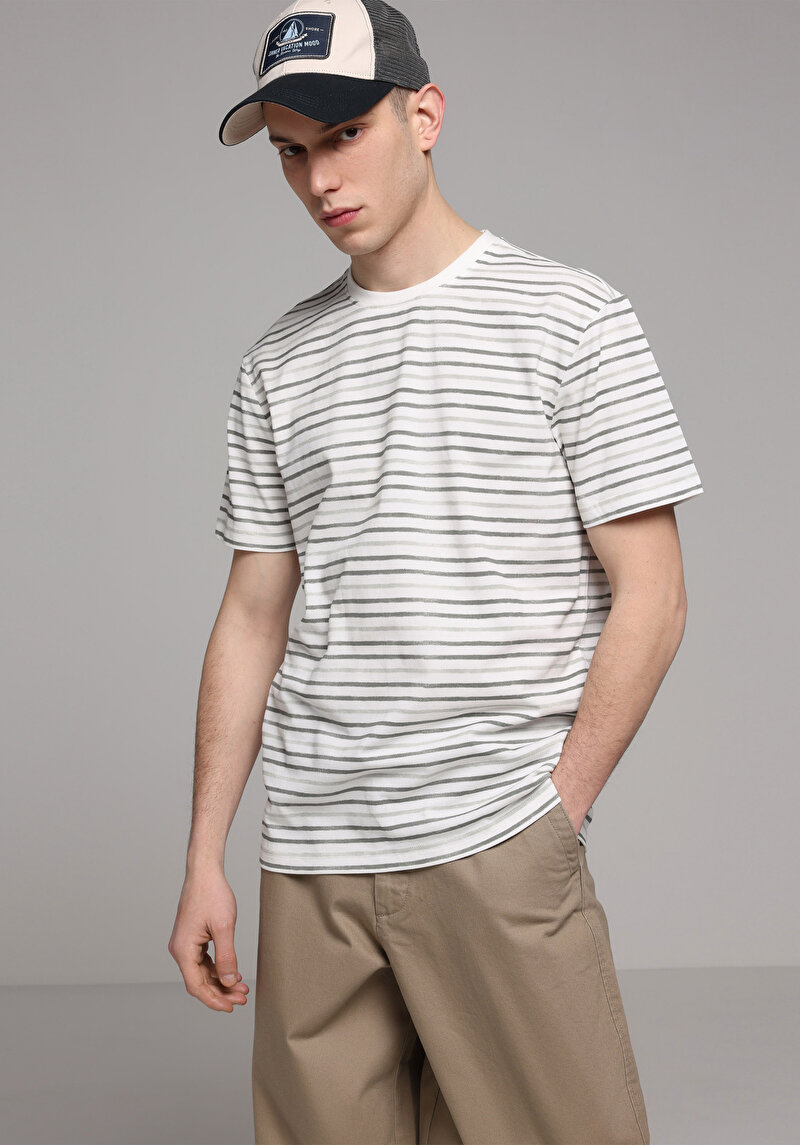 Зображення Футболка З Коротким Рукавом Чоловіча Зелена