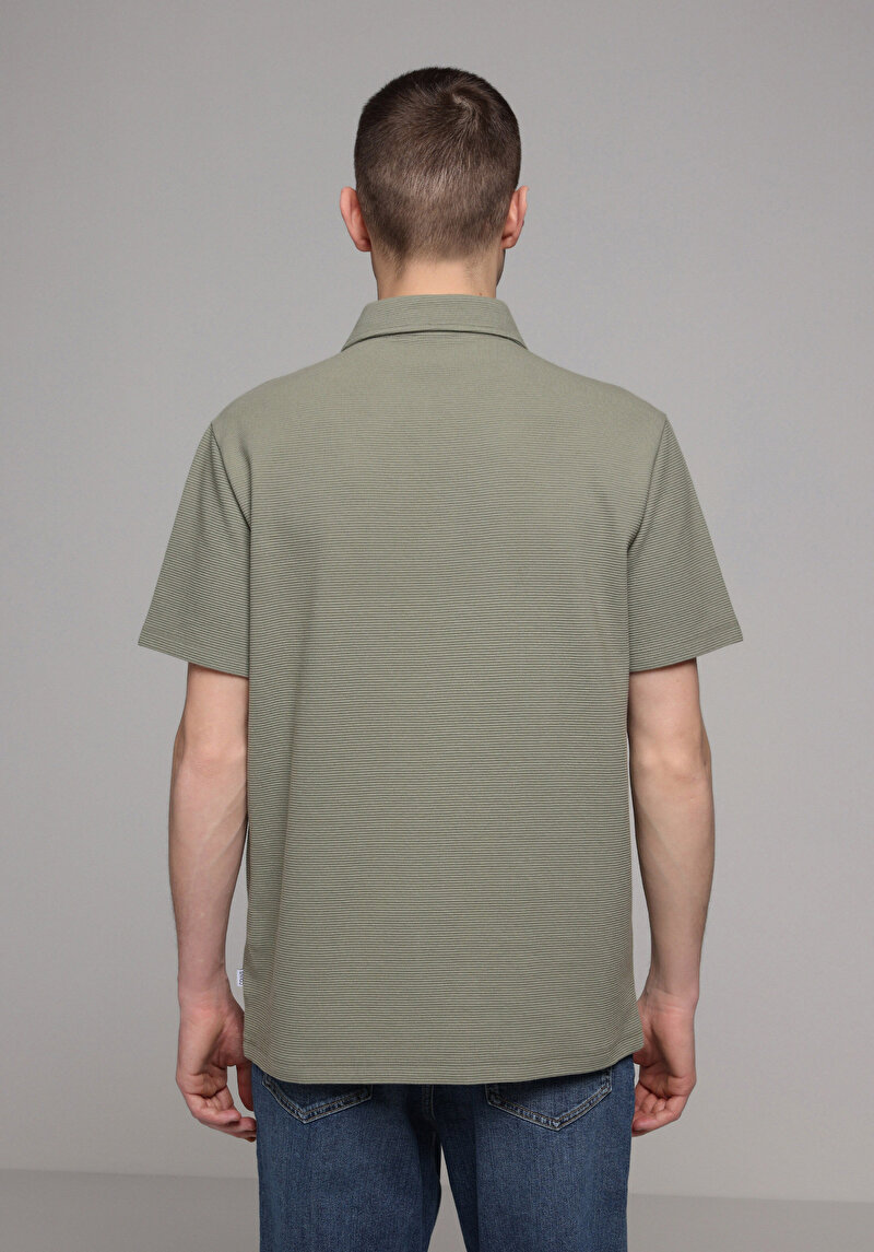 Показати інформацію про Поло З Коротким Рукавом Чоловіче Зелене