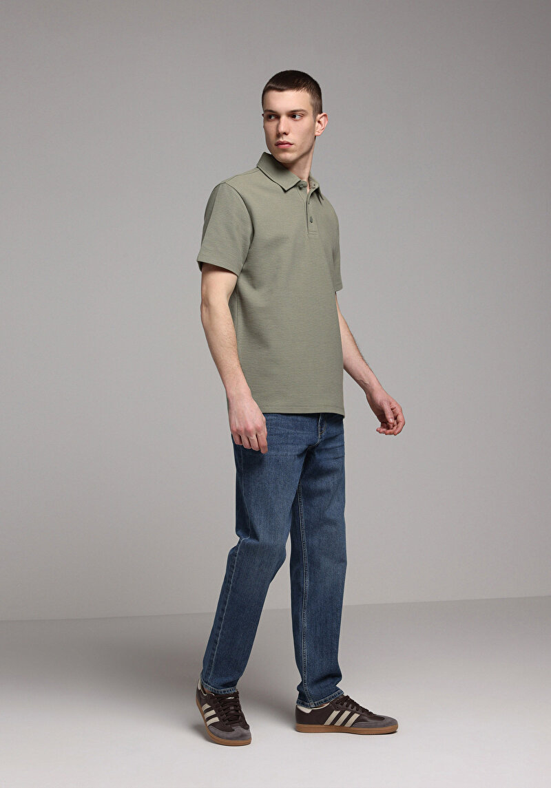 Показати інформацію про Поло З Коротким Рукавом Чоловіче Зелене