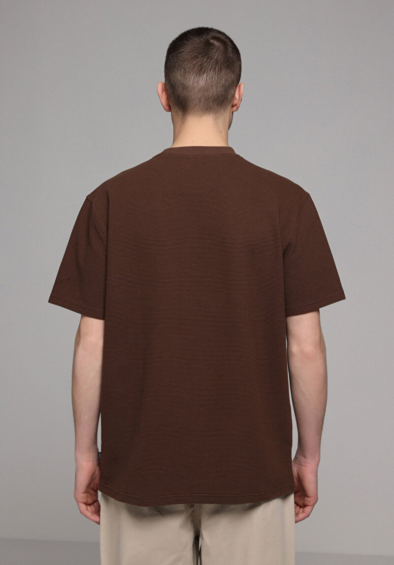 Зображення Футболка З Коротким Рукавом Чоловіча Коричнева