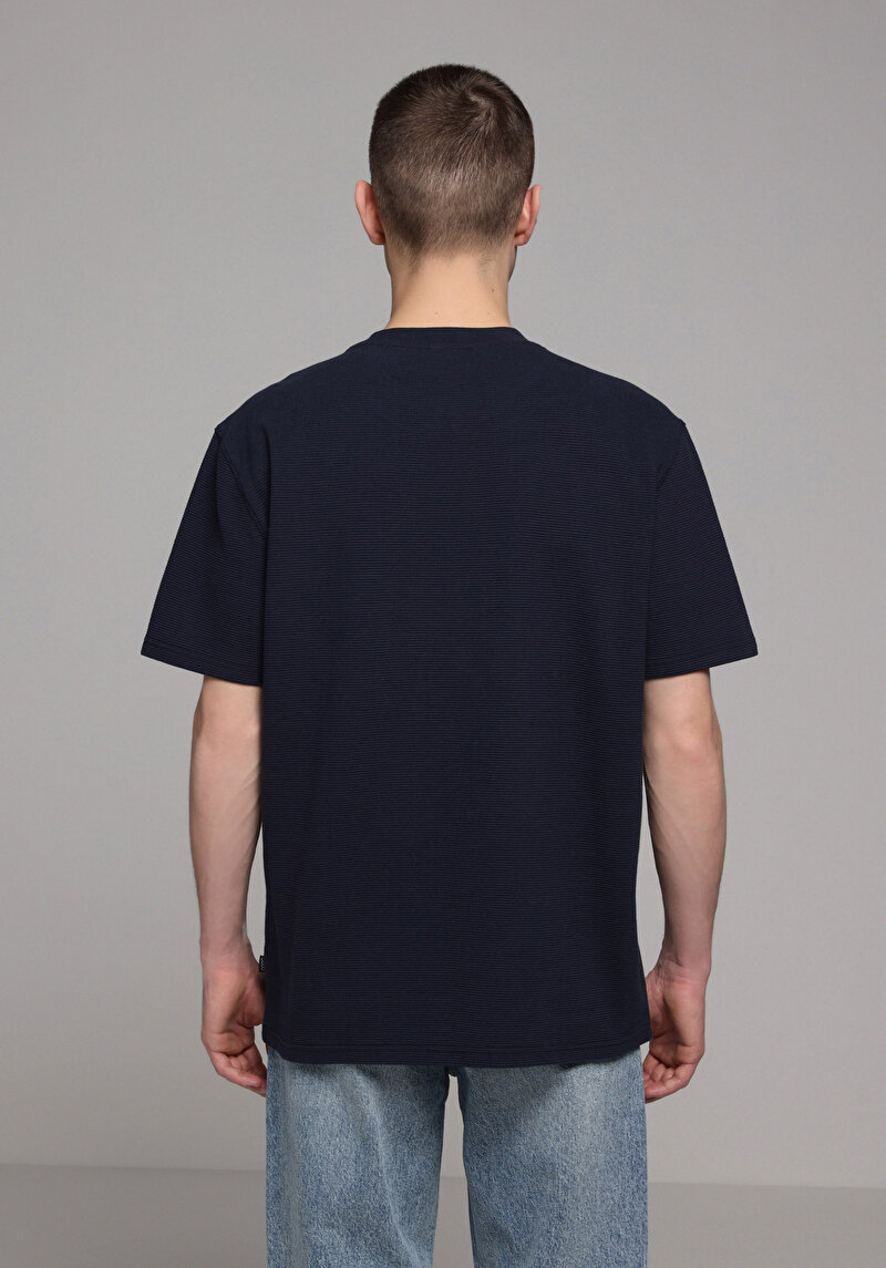 Показати інформацію про Футболка З Коротким Рукавом Чоловіча Синя