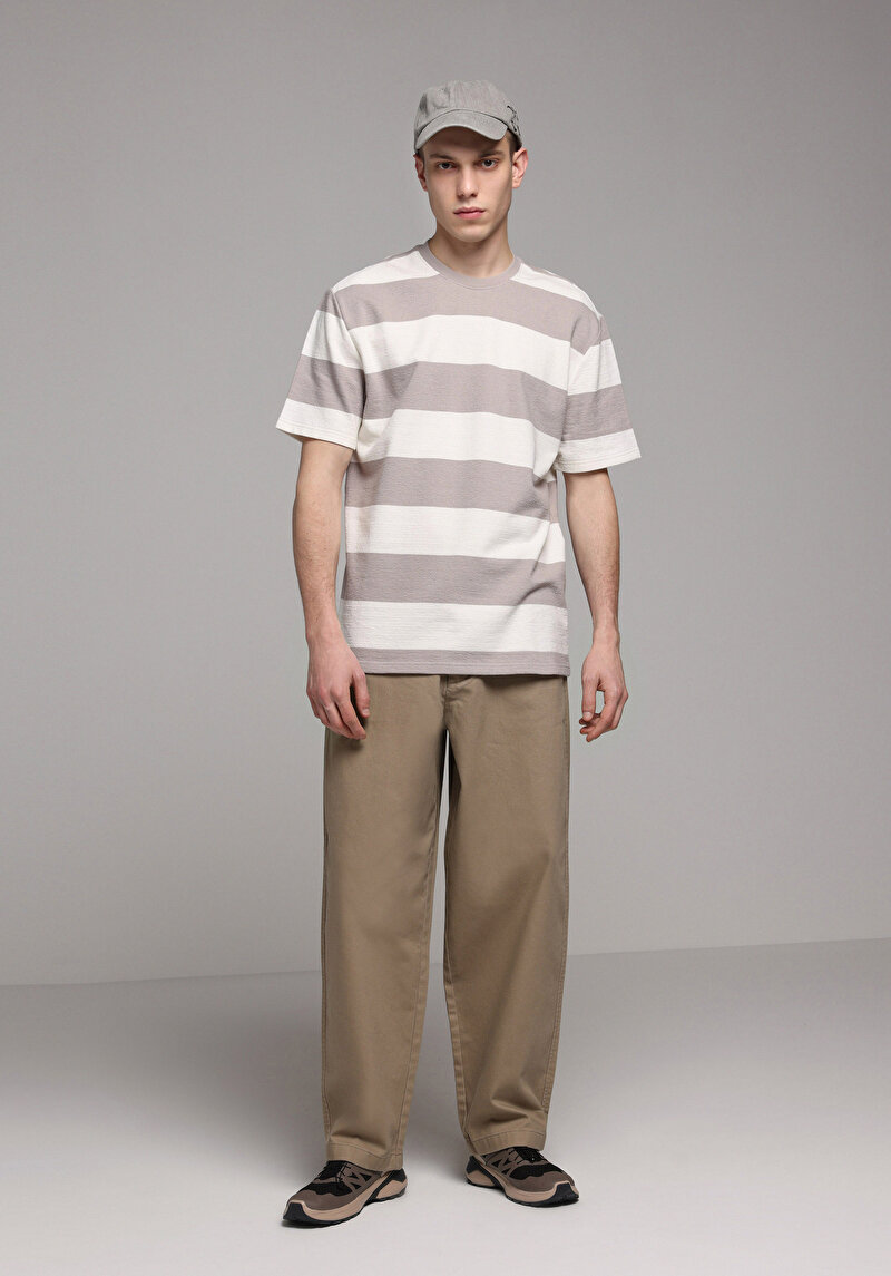 Показати інформацію про Футболка З Коротким Рукавом Чоловіча Сіра