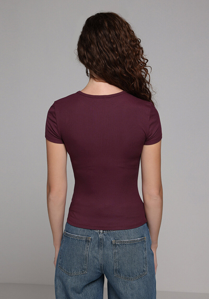 Показати інформацію про Футболка З Коротким Рукавом Жіноча Фіолетова  Cl1068560