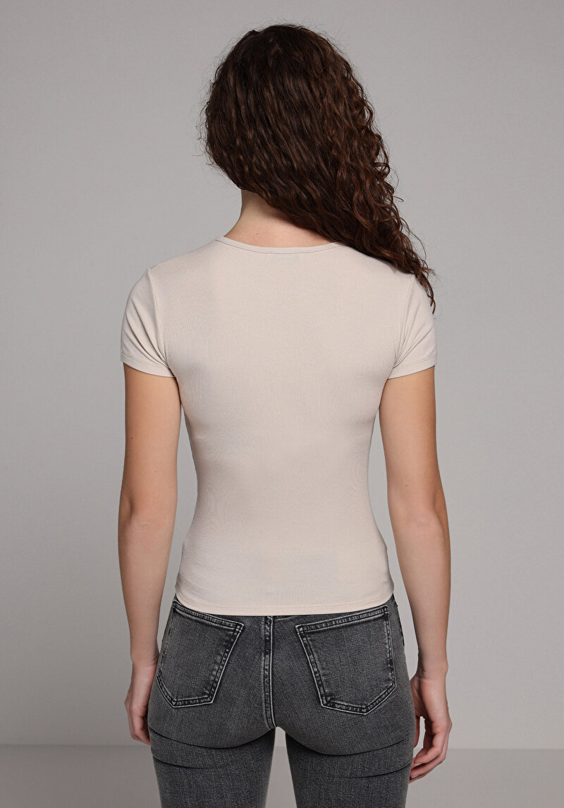 Показати інформацію про Футболка З Коротким Рукавом Жіноча Сіра  Cl1068560