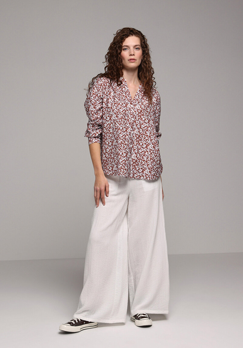 Показати інформацію про Сорочка З Довгим Рукавом Жіноча Коричнева