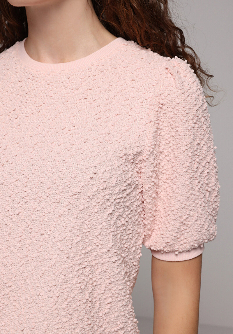 Показати інформацію про Светр Із Коротким Рукавом Жіночий Рожевий