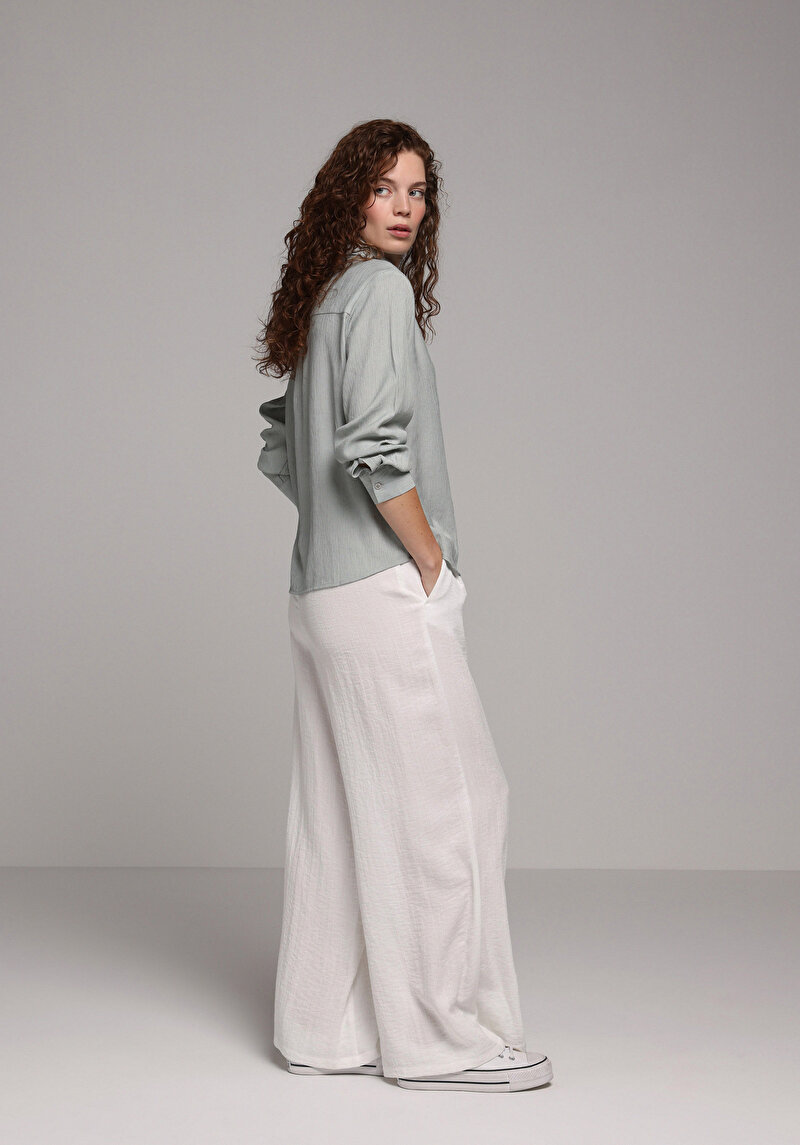 Показати інформацію про Сорочка З Довгим Рукавом Жіноча Зелена