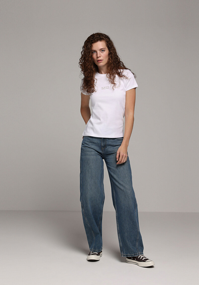 Зображення Футболка З Коротким Рукавом Жіноча Біла Cl1079347