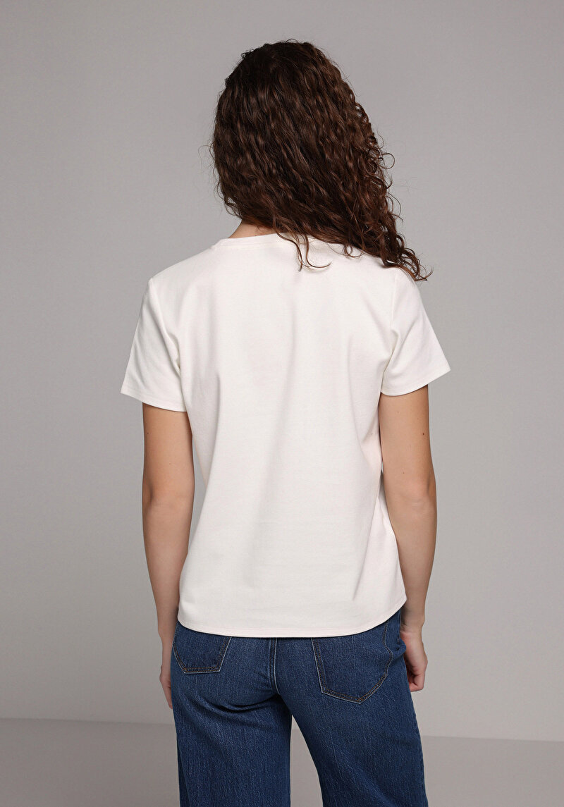 Зображення Футболка З Коротким Рукавом Жіноча Біла