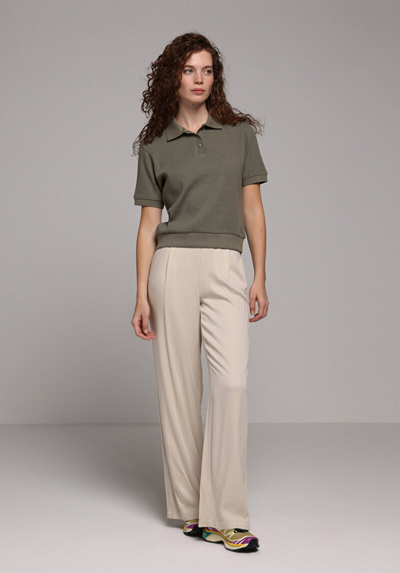 Зображення Теніска Поло З Коротким Рукавом Жіноча Зелена