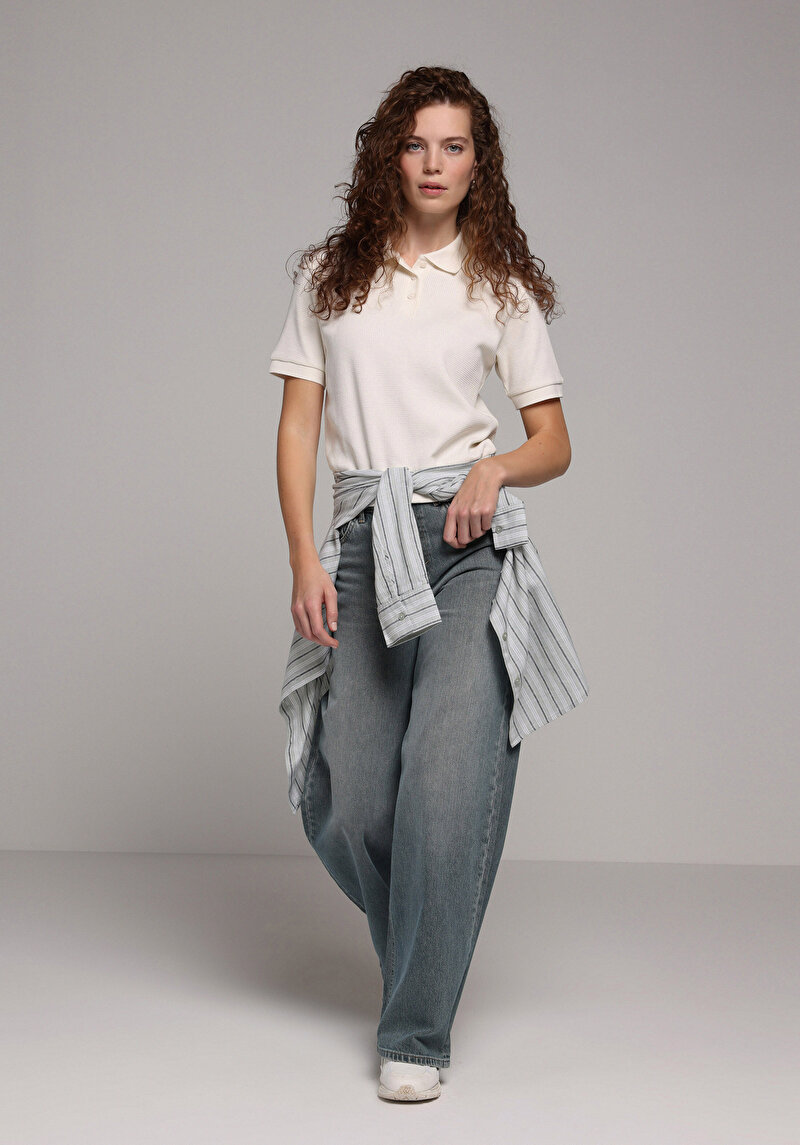 Зображення Теніска Поло З Коротким Рукавом Жіноча Біла