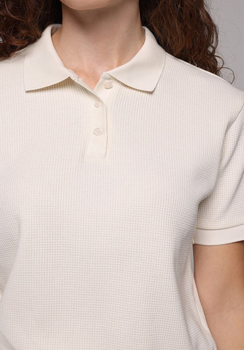 Зображення Теніска Поло З Коротким Рукавом Жіноча Біла