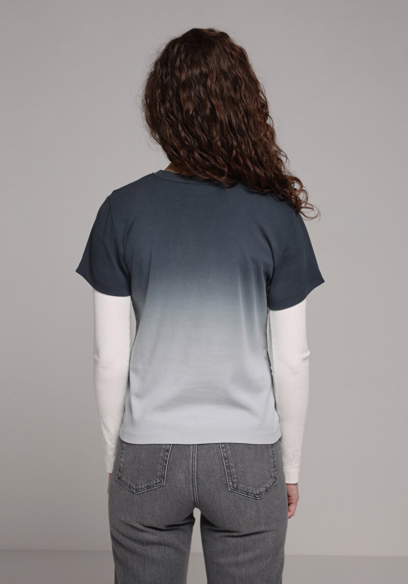 Показати інформацію про Футболка З Коротким Рукавом Жіноча Синя