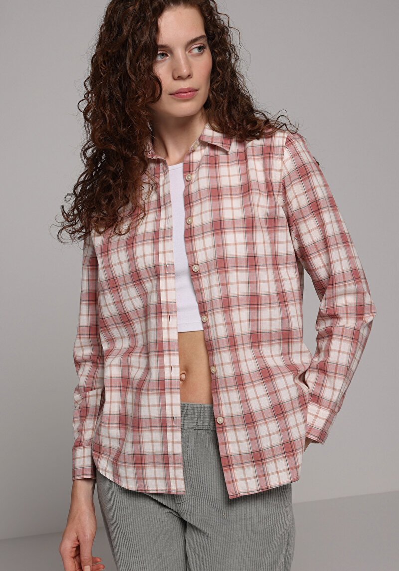 Зображення Сорочка З Довгим Рукавом Жіноча Рожева