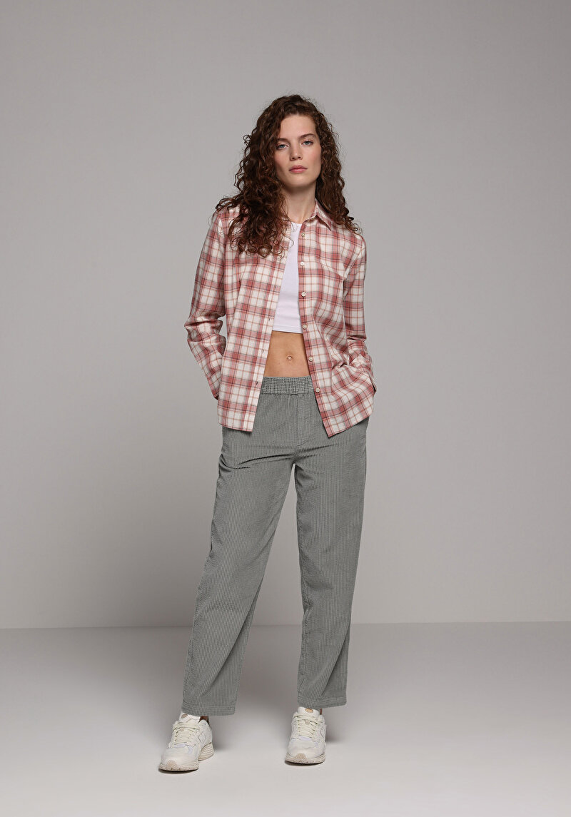 Зображення Сорочка З Довгим Рукавом Жіноча Рожева