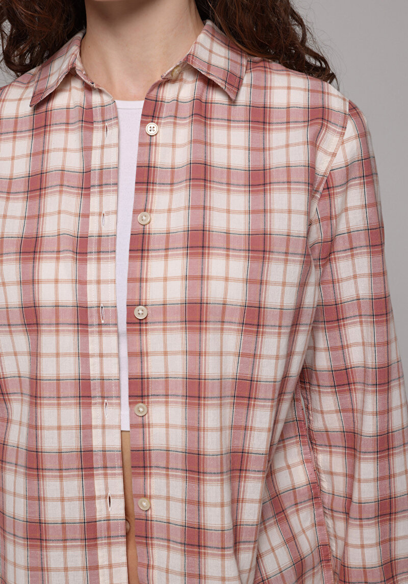 Зображення Сорочка З Довгим Рукавом Жіноча Рожева