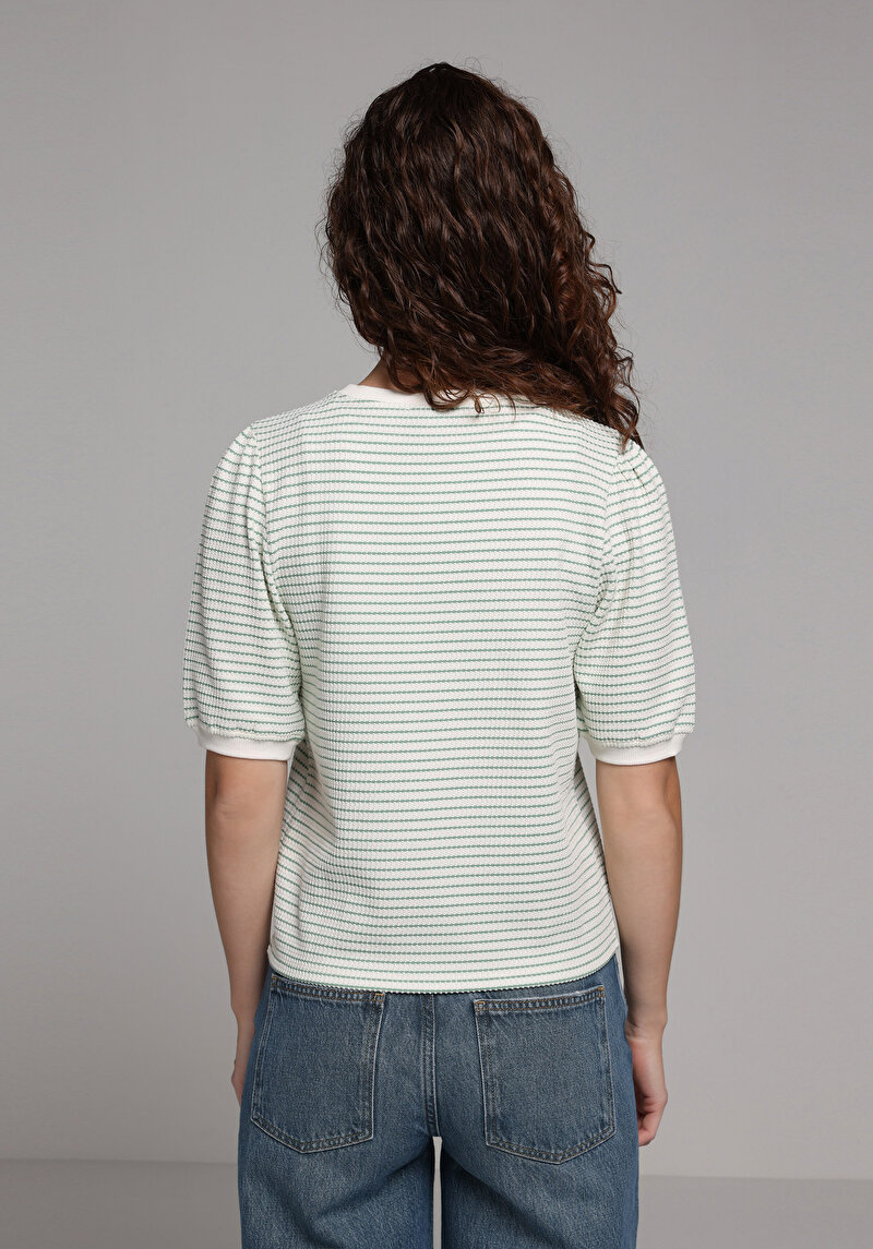 Показати інформацію про Футболка З Коротким Рукавом Жіноча Зелена