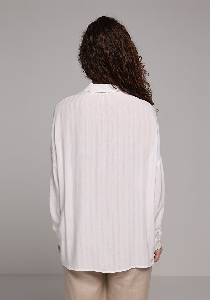 Зображення Сорочка З Довгим Рукавом Жіноча Бежева