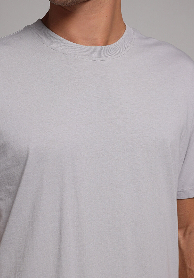 Показати інформацію про Футболка З Коротким Рукавом Чоловіча Сіра