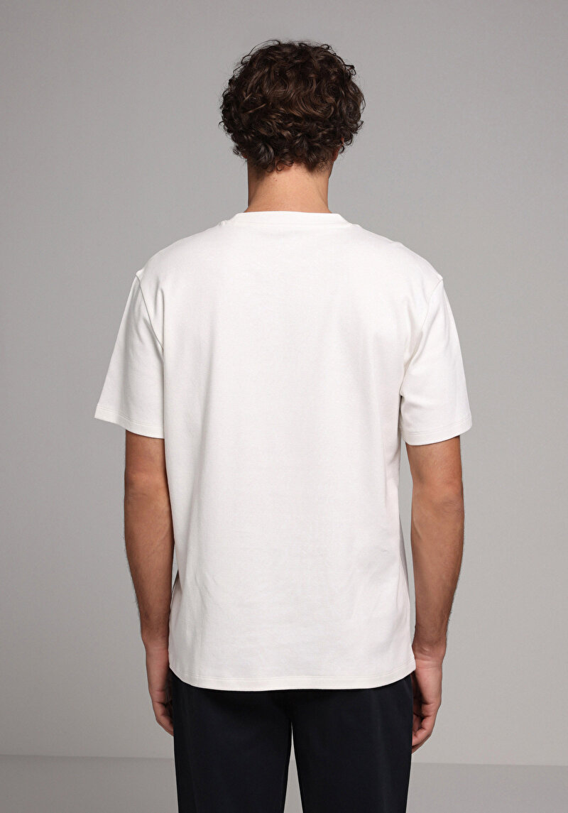 Показати інформацію про Футболка З Коротким Рукавом Чоловіча Біла