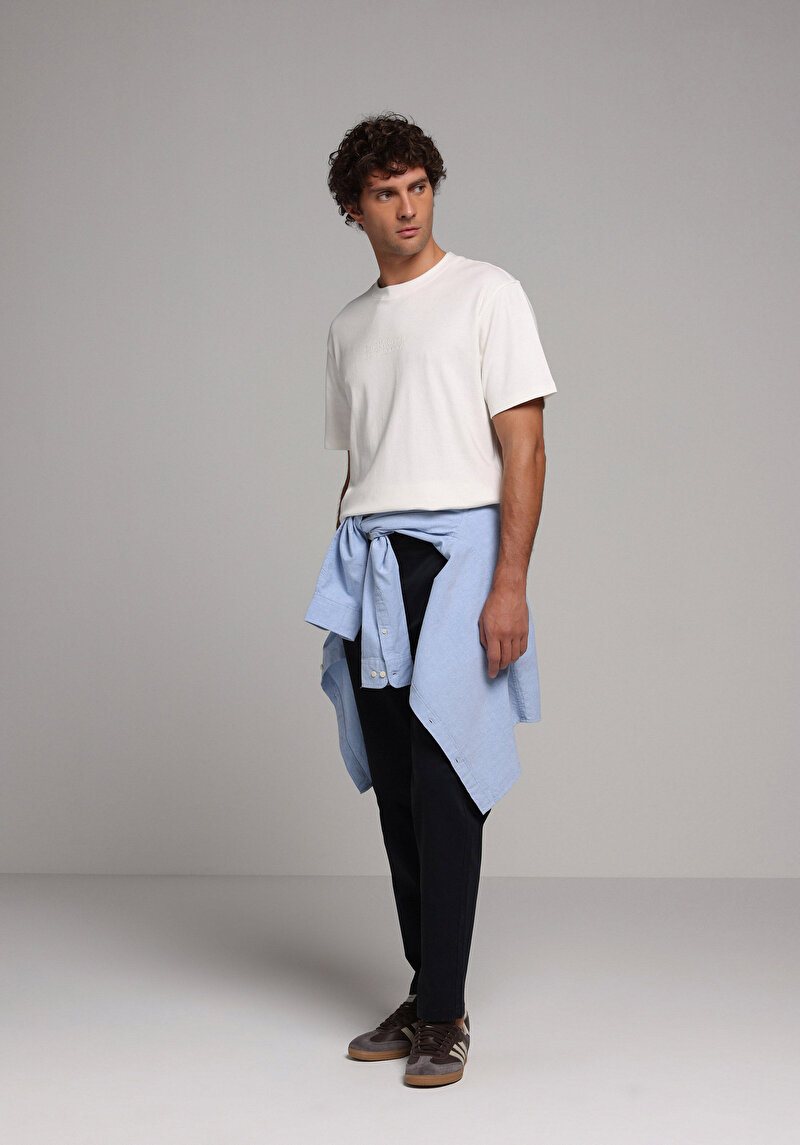 Показати інформацію про Футболка З Коротким Рукавом Чоловіча Біла