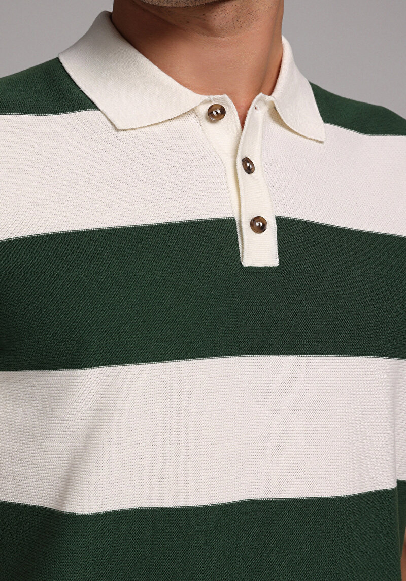 Показати інформацію про Светр Із Коротким Рукавом  Зелений