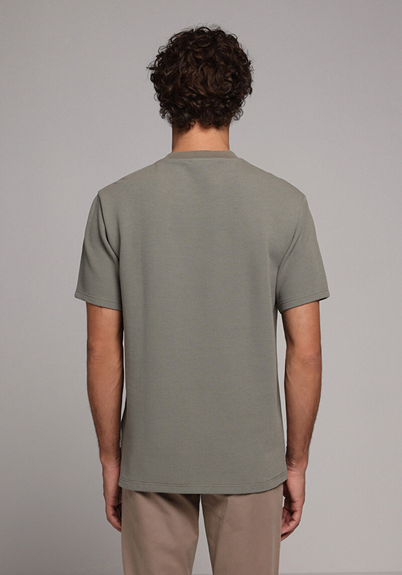 Показати інформацію про Футболка З Коротким Рукавом Чоловіча Зелена