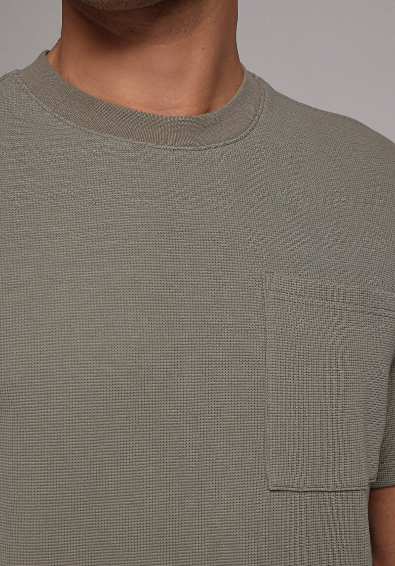 Показати інформацію про Футболка З Коротким Рукавом Чоловіча Зелена