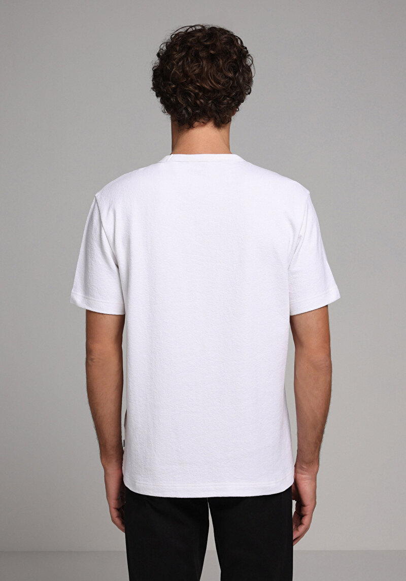 Показати інформацію про Футболка З Коротким Рукавом Чоловіча Біла