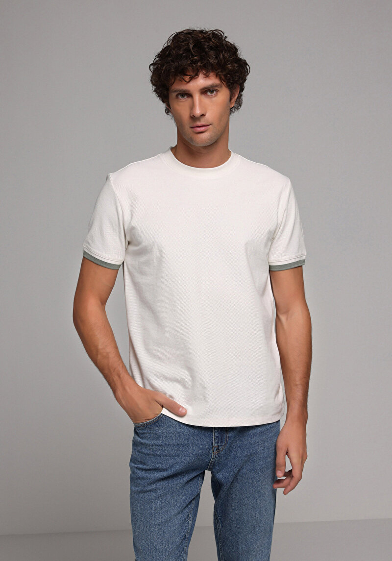 Зображення Футболка З Коротким Рукавом Чоловіча Біла