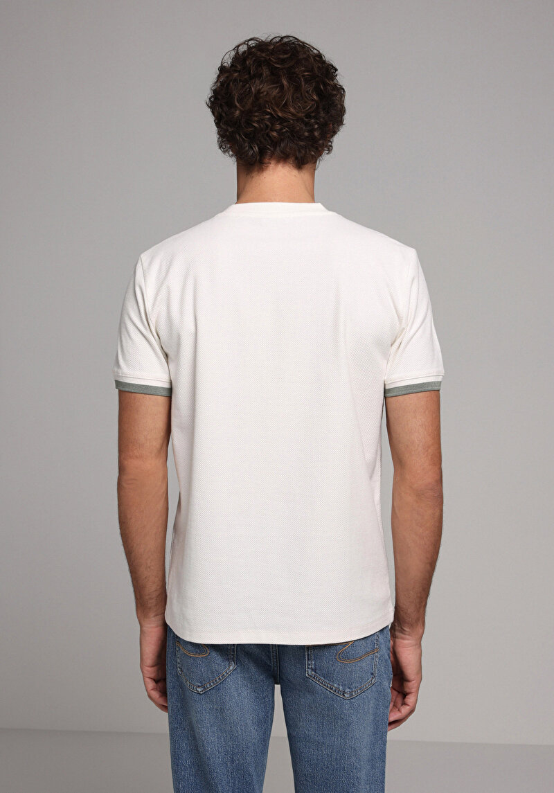 Показати інформацію про Футболка З Коротким Рукавом Чоловіча Біла